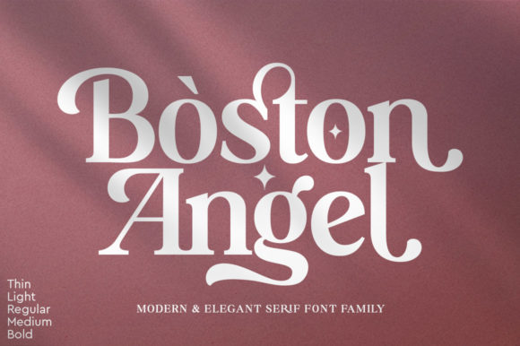 Boston Angel: A Versatile Font for Creative and Professional Workflows