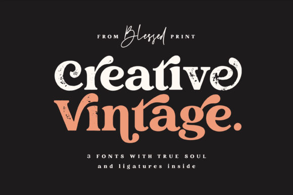 Creative Vintage: A Strategic Font for Modern Creativity
