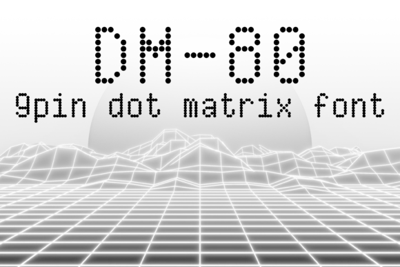 DM-80: A Retro Typewriter Font for Modern Design