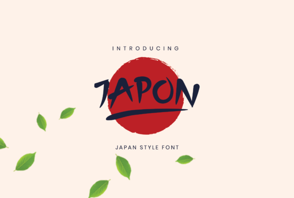 Japon: A Timeless Display Font for Creative Expression
