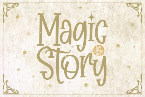 Magic Story: A Unique Display Font for Creative Design