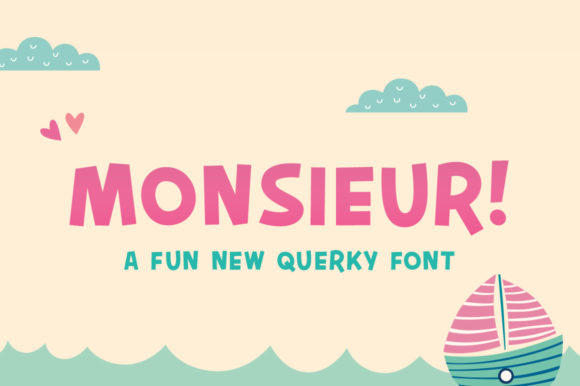 Monsieur Font: A Playful Twist for Creative Expression