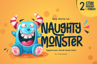 Naughty Monster: A Friendly Font for Modern Branding and Creativity