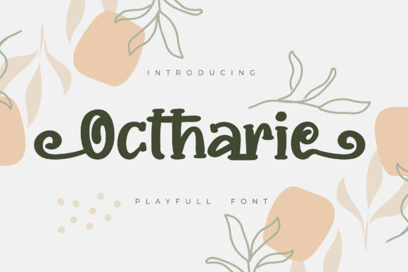 Ochtarie Font: A Playful Display Font for Creativity and Design