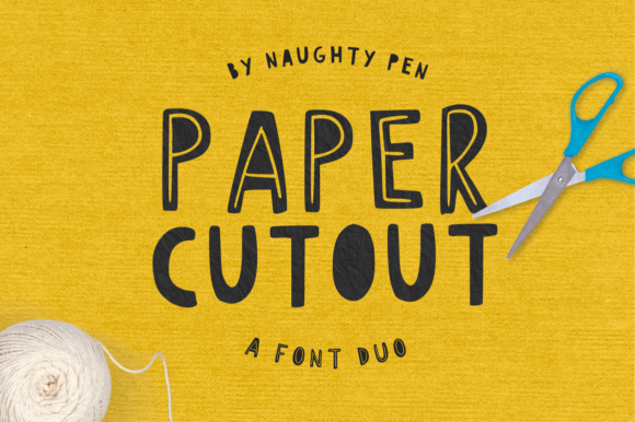 Paper Cutout: A Simple and Trendy Display Font for Modern Design Workflows