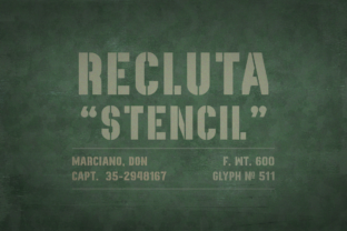 Recluta: Bold Stencil for Impactful Design