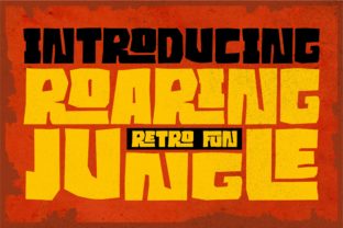 Roaring Jungle: A Vintage Font That Brings Retro Vibe to Your Projects