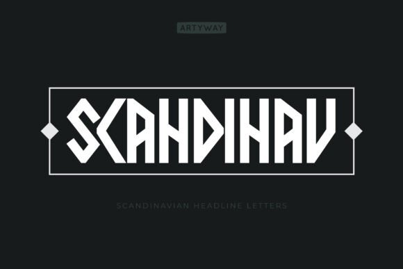 Scandinav: A Modern Display Font for Creative Expression