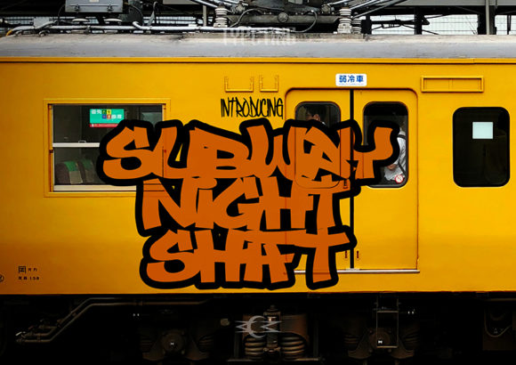 Subway Night Shift: A Bold Font for Creative Expression