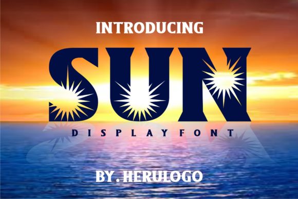 Sun: A Radiant Display Font for Creative Projects
